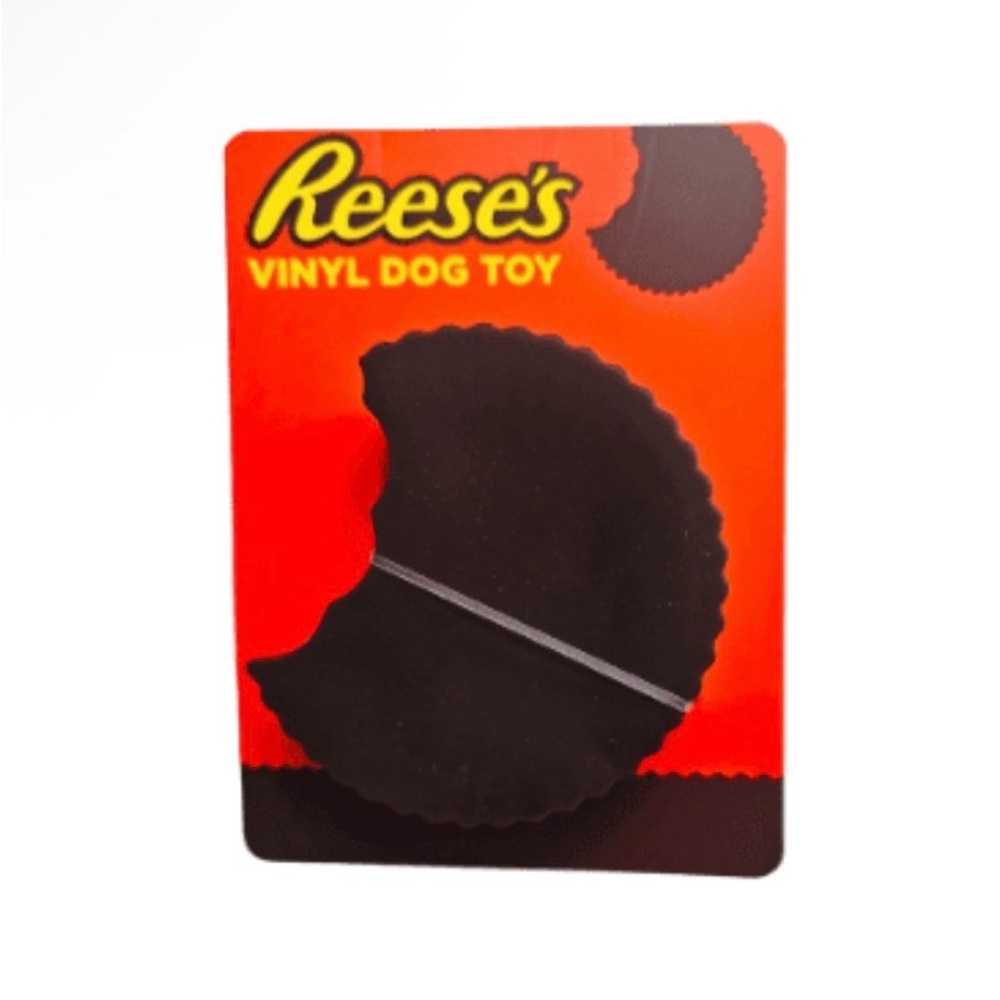 Reese's Vinyl Dog Toy - Black